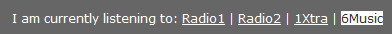 Select radio station
